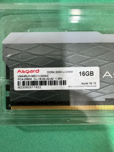 Memória RAM Asgard 16gb