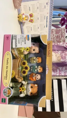 Família dos Hamsters - Sylvanian Families (lacrado) 