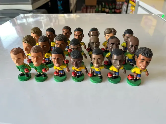 Bonecos jogadores da Copa de 1998