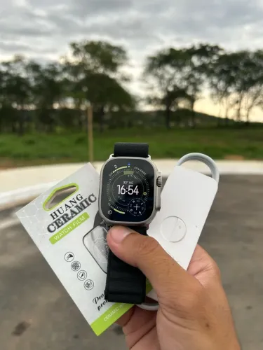 Apple Watch Ultra 2 com carregador novo aceito cartão