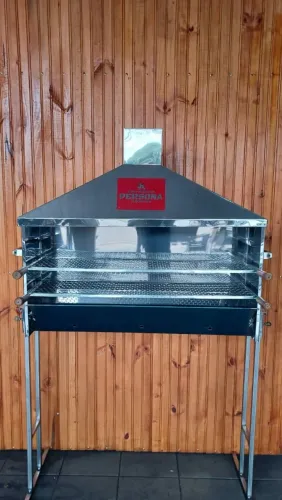 Churrasqueira espeteira profissional em inox direto da fábrica. 