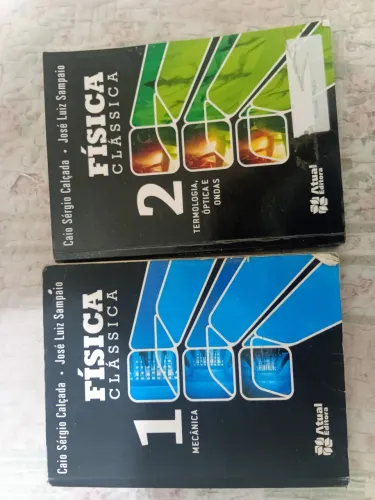Colecao fisica classica vol 1 e 2/bom para concursos militares/vendo separado 