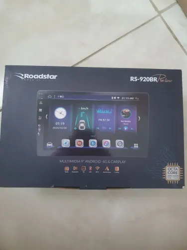 Multimídia Android Carplay Pro Line Tela QLED de 9" Full Touch Roadstar - RS920BR MI