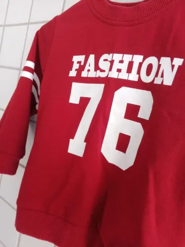 Camisa Manga Longa Vermelha Infantil Nova Tamanho 14 Original Shein