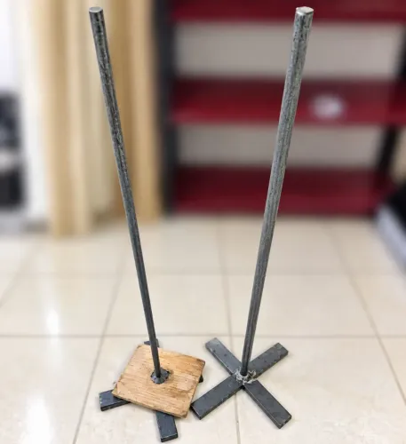 Suporte de chão individual para tecido