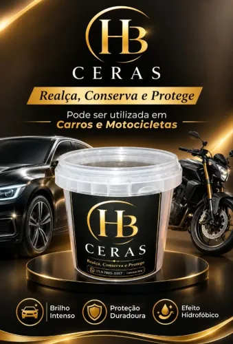 Cera Automotiva Carro e Moto