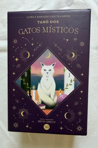 TARÔ DOS GATOS MÍSTICOS - livreto + cartas