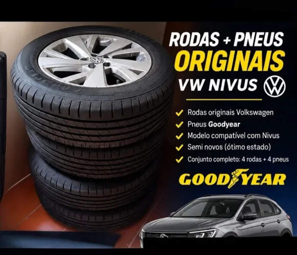 Rodas + pneus Nivus