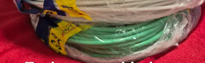 Cabo flexível cobrecom Verde 4,0mm 23 metros