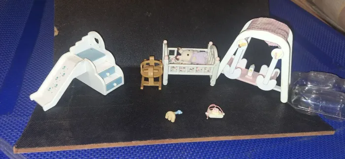 sylvanian family _ quarto de bebê 