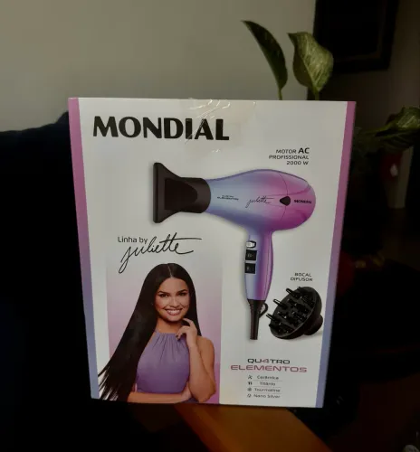 Secador de Cabelo Mondial By Juliette - 2000 w