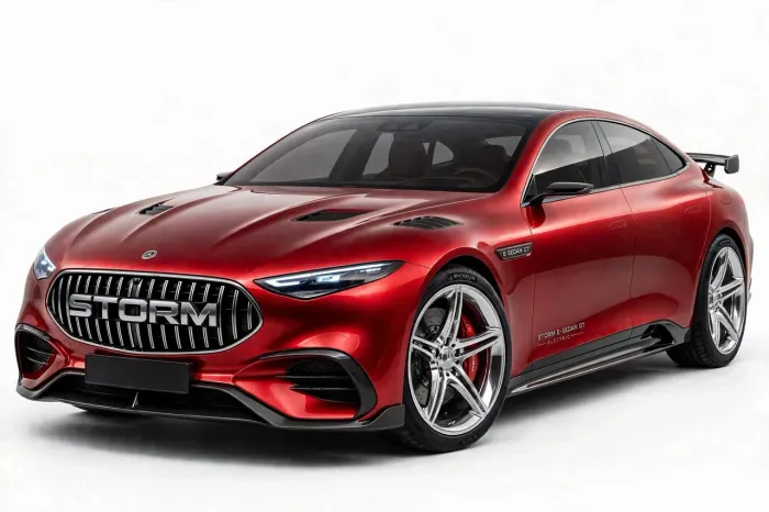Kit Projeto STORM E-SEDAN GT 680cv Vermelho Roda 5 Estrelas