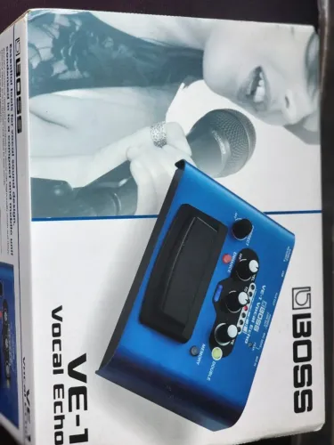 Pedal Boss Ve-1 Efeito Echo E Double Para Voz