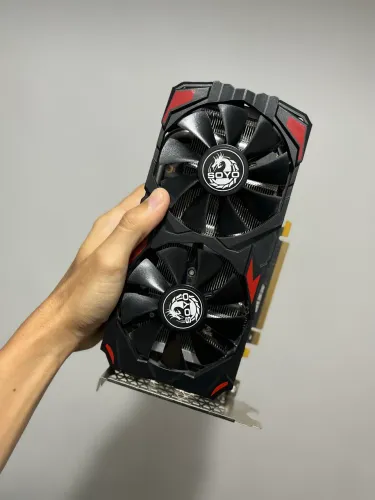 Placa de vídeo Rx580 com defeito 