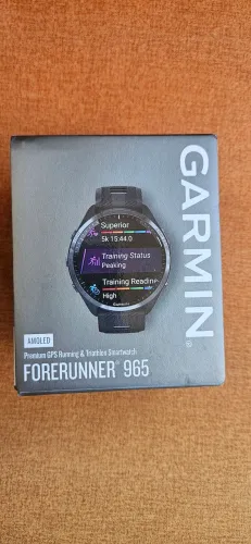 Vendo Garmin Forerunner 965 com 10 meses de uso. Impecável. Estado e funcionando como novo