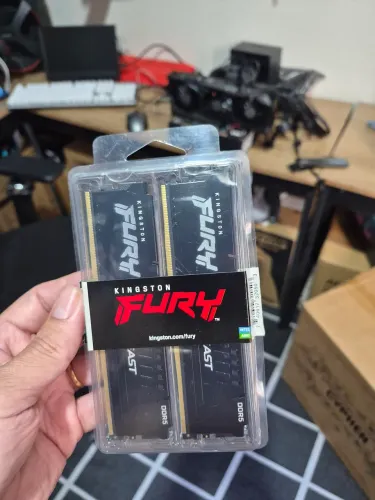 Memória 2X8GB, DDR5, CL30, Kingston fury best Black