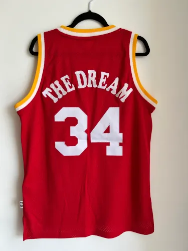 CAMISA HOUSTON ROCKETS - NBA - ADIDAS HARDWOOD CLASSICS - THE DREAM 34 - ORIGINAL