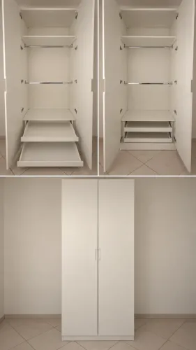 Guarda-Roupa Branco Usado - Ótimo Espaço por R$900,00