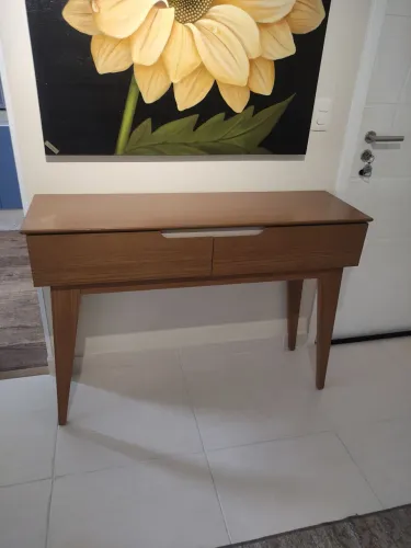 Aparador MDF Amadeirado - Semi Novo - Sem avarias