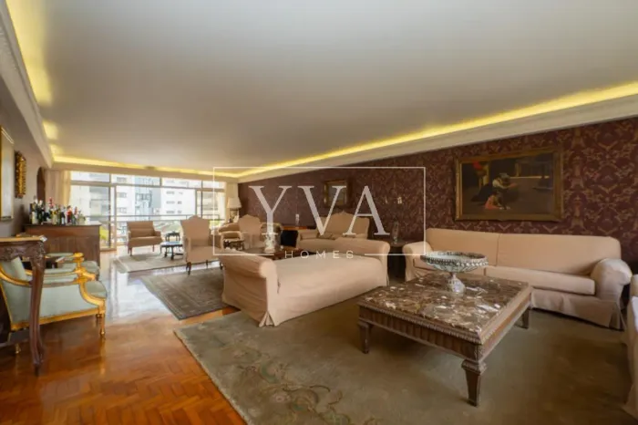 Jardins | Apartamento 369 m² com Hidromassagem e 3 Vagas