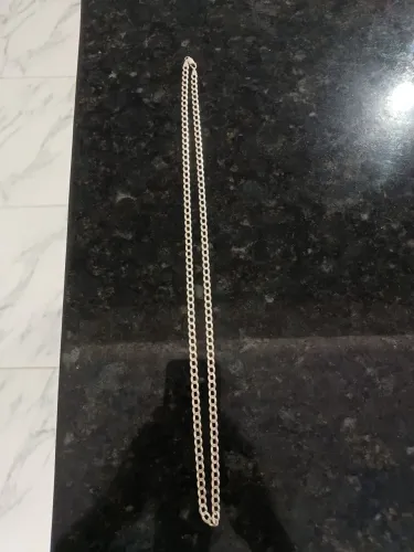 Cordão de Prata escama 925