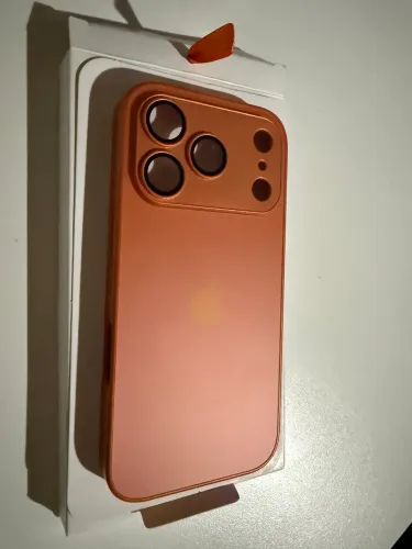 ? Capa para iPhone 17 Pro ? Cor: Laranja