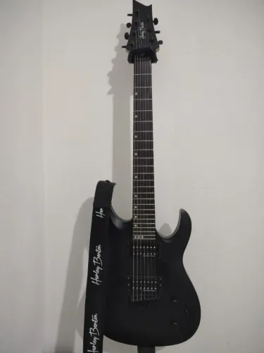 GUITARRA 7 CORDAS HARLEY BENTON R-457 ACTIVE SBK