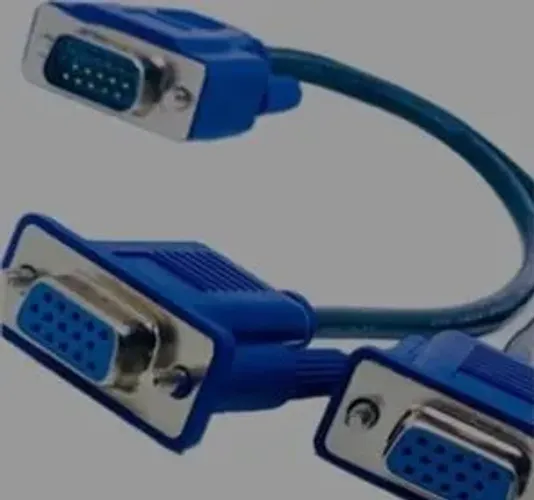 Cabo Duplicador VGA para VGA duplo para PC, Monitor, Notebook 