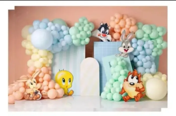 Fundo fotográfico baby looney tunes
