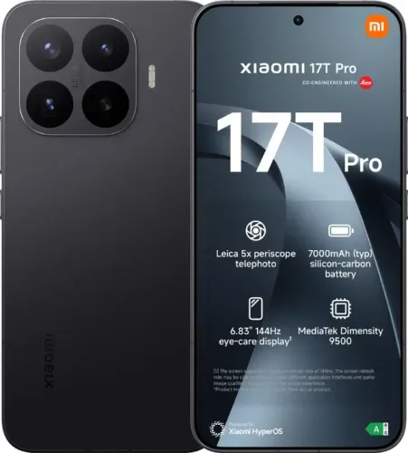 Xiaomi 17T Pro 5G 512GB | Leica | NFC | Aberto pela Aduana - Preto
