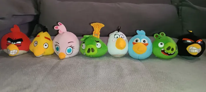 Coleção Completa Pelúcias Angry Birds McDonald's