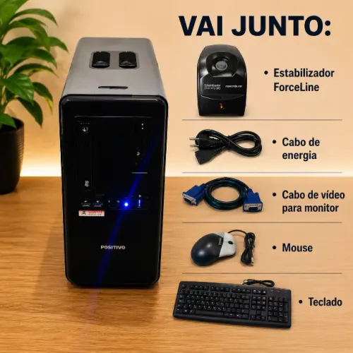 Computador Positivo ? SSD + 4GB RAM - Funcionando