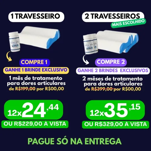 Travesseiro ortopédico revitta 