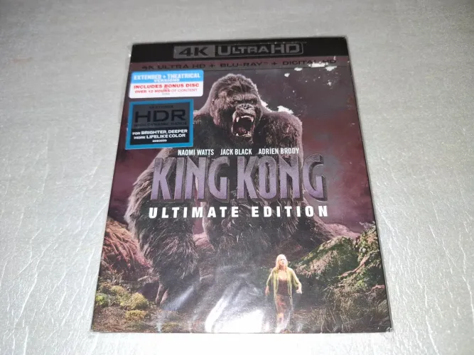 King Kong - Blu-ray 4k [Incluindo a Versão Estendida]