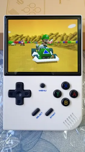 Console Portatil Retro Anbernic RG35XX PLUS Jogue PS PSP Nintendo 64 DS Dreamcast SNES GBA