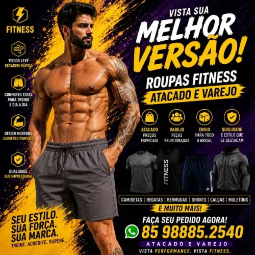 bermuda fitness atacado