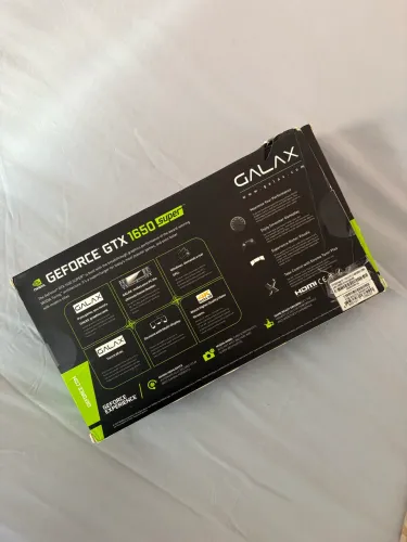 Caixa Placa de Video 1650 Super Galax