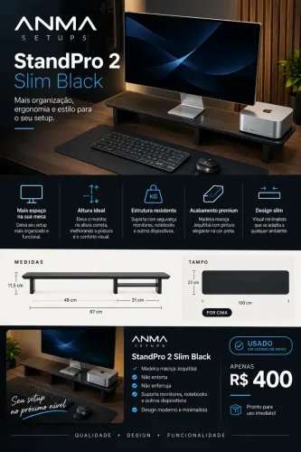 Stand Pro Slim 2 Black