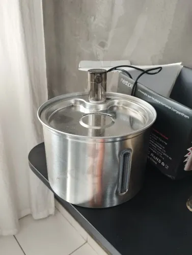 Bebedouro inox para pet