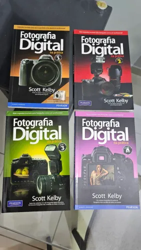Coleção livro: FOTOGRAFIA DIGITAL NA PRÁTICA 1, 2, 3 E 4 - SCOTT KELBY