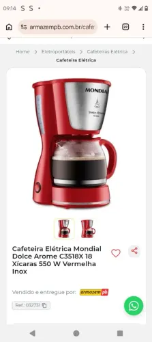 Cafeteira mondial