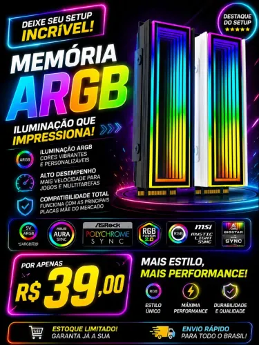 Dissipador argb nvme M2