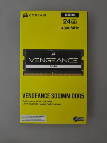 Memória RAM Notebook Corsair Vengeance 24GB DDR5 4800MHz - Lacrada