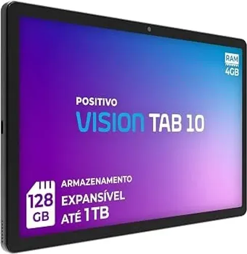 TABLET POSITIVO TAB VISION 10 - 120GB DE ARMAZENAMENTO - 4GB DE RAM ( NOVO )