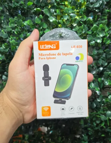 Microfone de Lapela iPhone (1 Microfone)