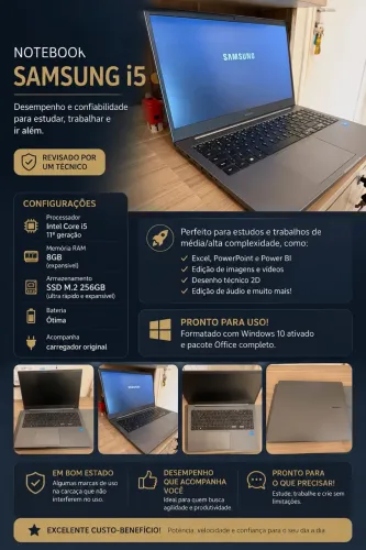 Notebook Samsung i5