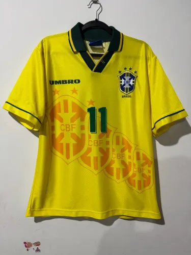 Camisa Brasil copa do mundo 1994 Romário 11 Made in UK