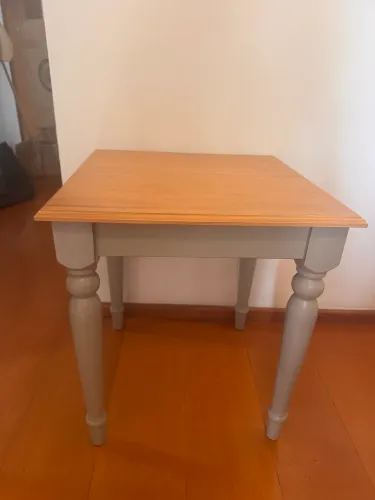 Mesa canto madeira maciça