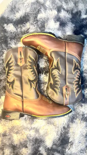 BOTA TEXANA MASCULINA 41 MARROM