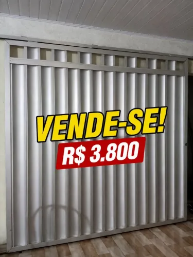 PORTÃO DE CORRER DE ALUMÍNIO REFORÇADO - R$ 3.800 